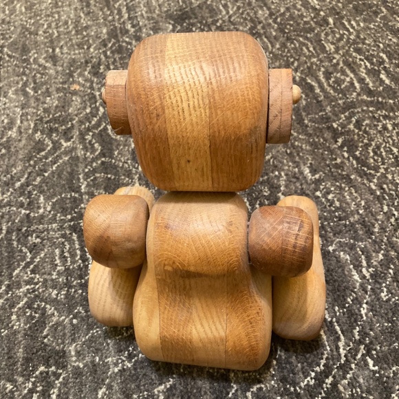 Wooden toy bear - Picture 5 of 5